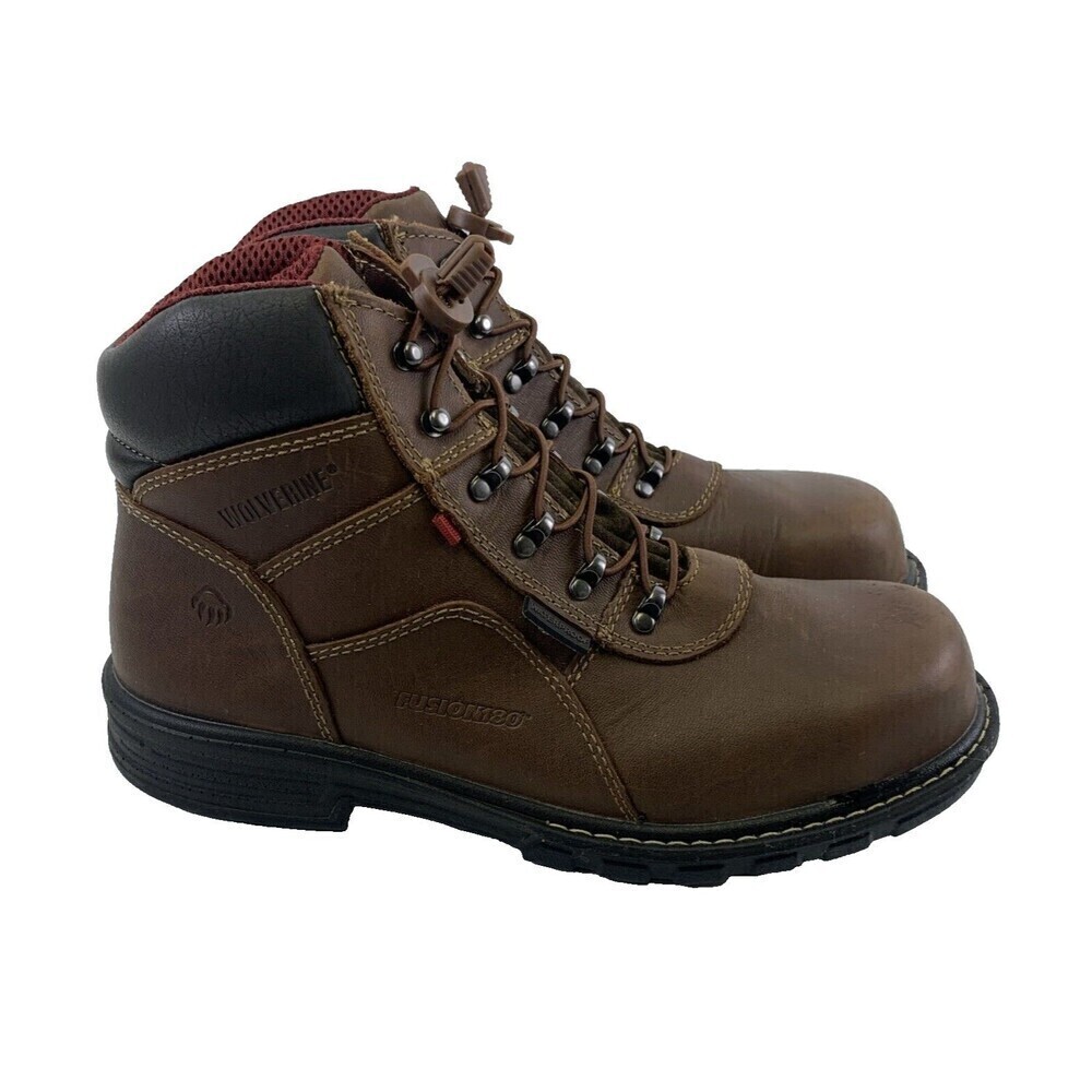Wolverine Metaor Fusion 180 Waterproof Steel Toe 6 Inch Boots W02349 Mens 11.5